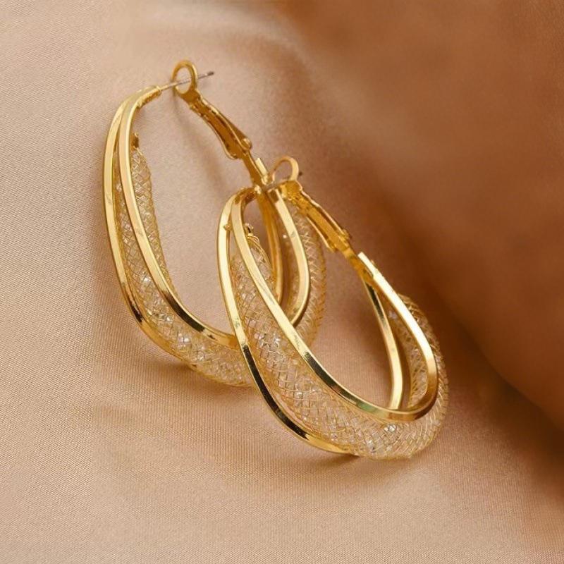 

Серьги-кольца one size