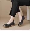 Popular soft-soled comfortable mother rocking women's shoes 2025 spring and summer new breathable casual shallow mouth single shoes lazy shoes
