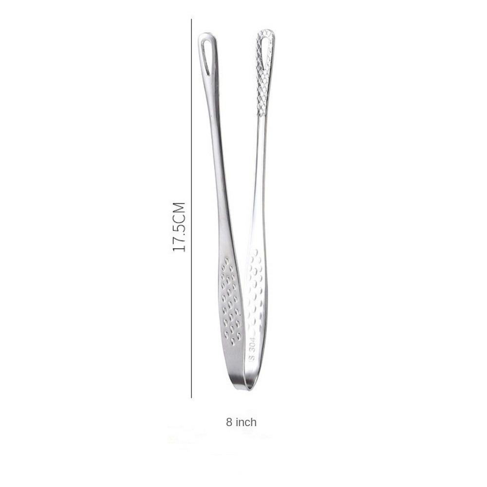 304 Stainless Steel Food Tongs Extended BBQ Steak Clip New Grill Tongs  Kitchen Gadgets Accessories