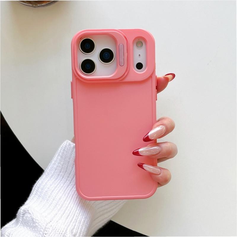 Fashion Fluorescent Candy Color Hide Lens Stand Phone Case For iPhone 17 Air 16 E 15 14 13 Pro Max Plus Bracket Anti-fall Cover