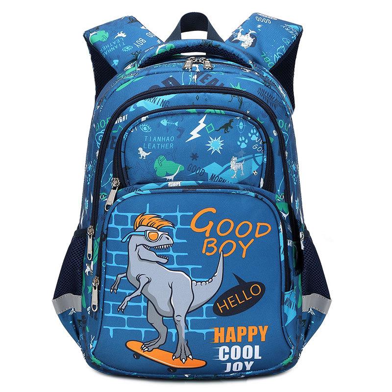 Sacs d'école pour enfant Sacs à dos scolaires Pour adolescent Filles Garçons Sac à dos Dessin animé Dinosaure Anime Boîte à lunch Avec trousse à crayons