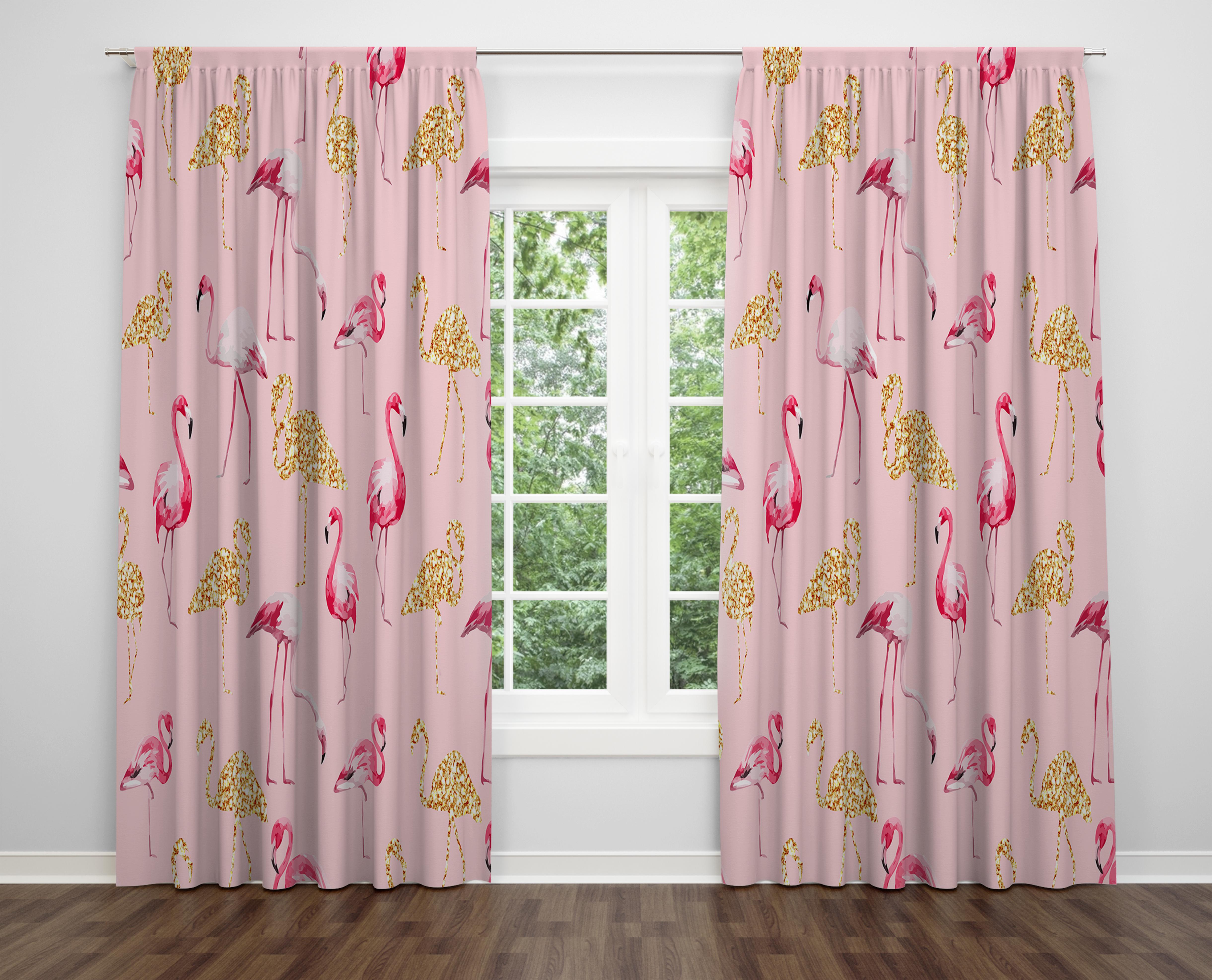 

Декоративний дизайн, високоякісна бавовняна тканина, ви можете вибрати одну або подвійну фіранку з крила 1 piece різнокольоровий