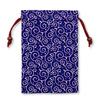 Kyosuke Goshuincho stamp approximately x 18 polka dot arabesque navy traditional Japanese large size Japanese-made (temple/shrine book)
