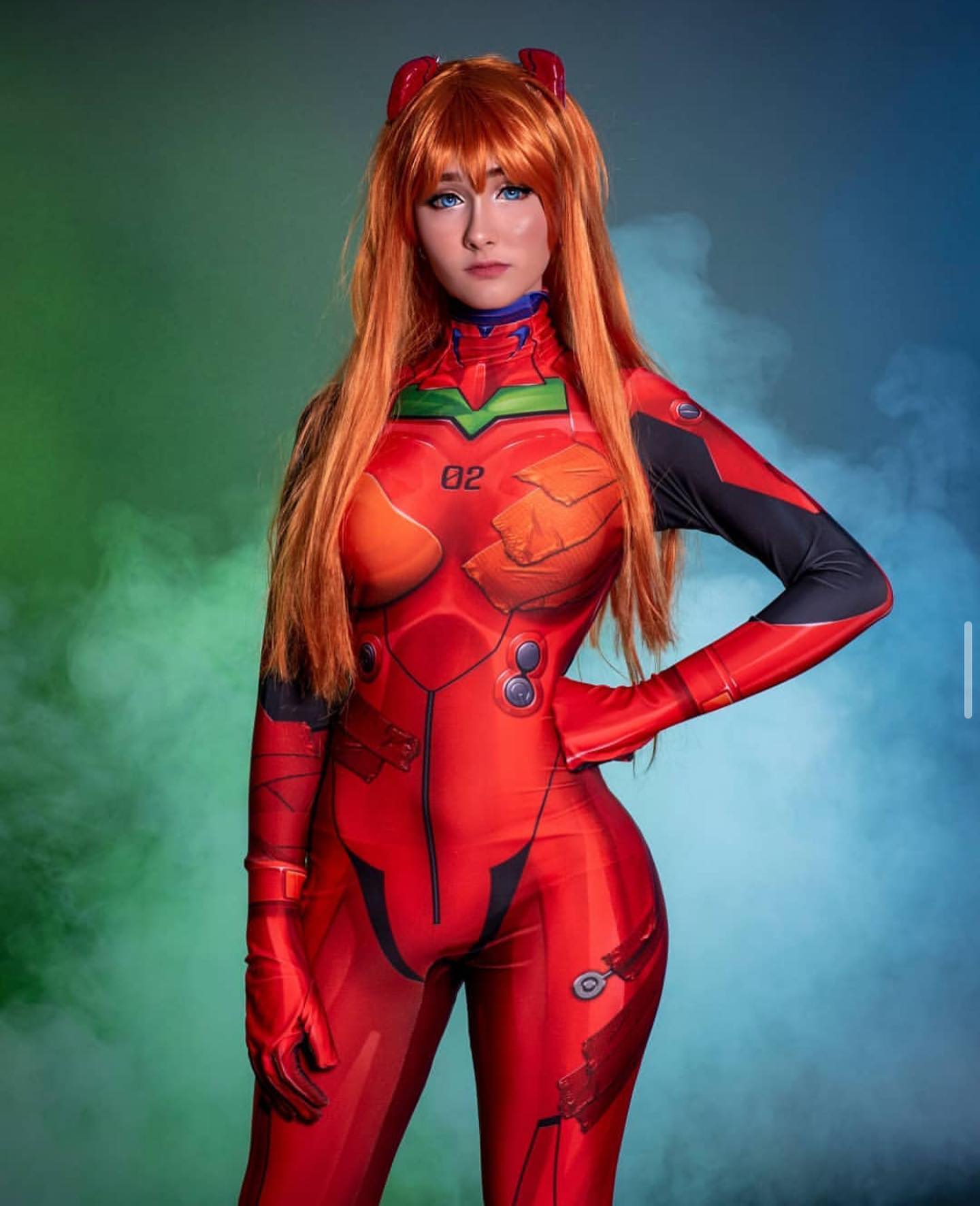 Asuka 3.0 Cosplay Kostuum Superheld Zentai Pak Asuka Langley Soryu Halloween Bodysuit Women-XS (150-155cm)