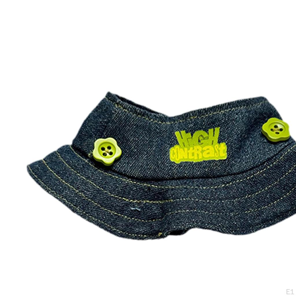 Dolls Hat Easy To Wear Wide Brim Cap for 6inch Dress Up Birthday Gifts