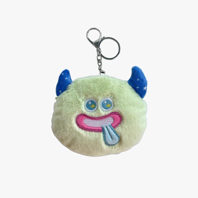 Adorable Furry Monster Coin Purse Plush Wallet Cute Cartoon Girl Heart Pouch