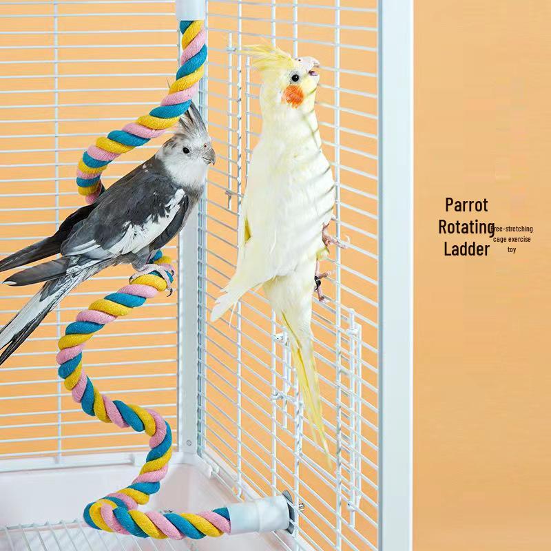 

Макарон U-образный попугай лазающий хлопковый канат жердочка игрушка Small [24.5cm]