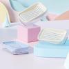 Convenient Double-Layer Soap Box Slanted Drainage Waterproof Soap Case Thickened Plastic Soap Dish Bathroom