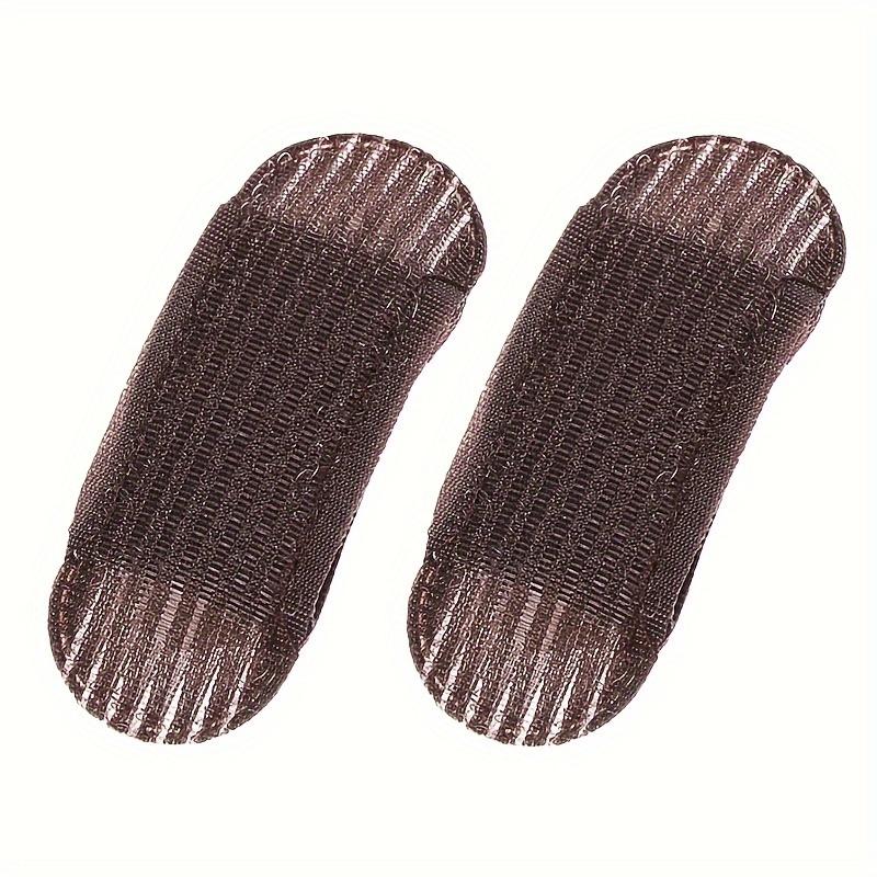 Elegant 2-Piece Set Invisible Hair Volume Boost Clips - Vintage Style, Oval Shape with Hollow Design for Women & Girls