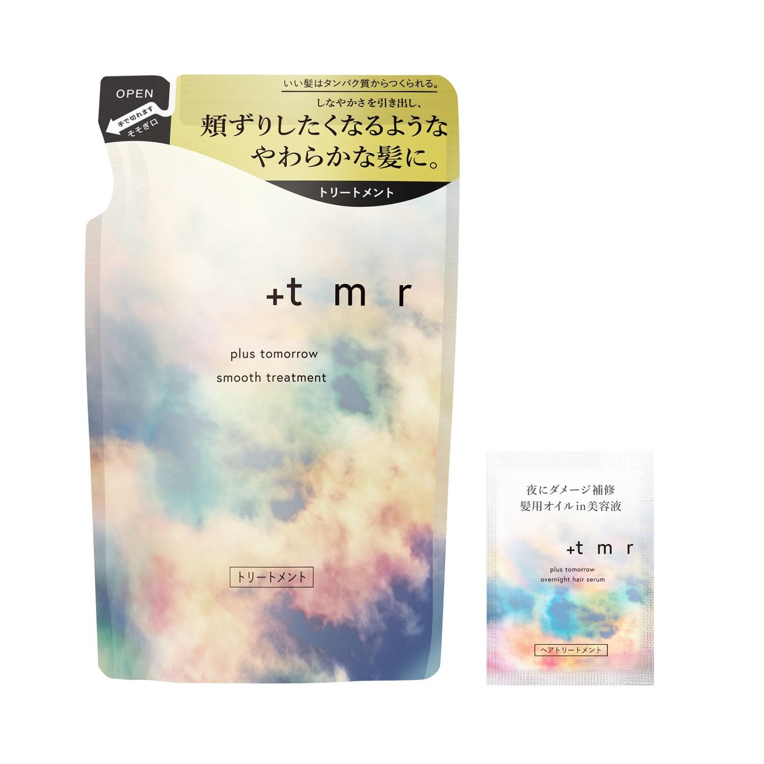 

Plus Tomorrow +tmr Plus Tomorrow: Treatment Refill + Bonus [Smooth] Protein Hair Care Damage