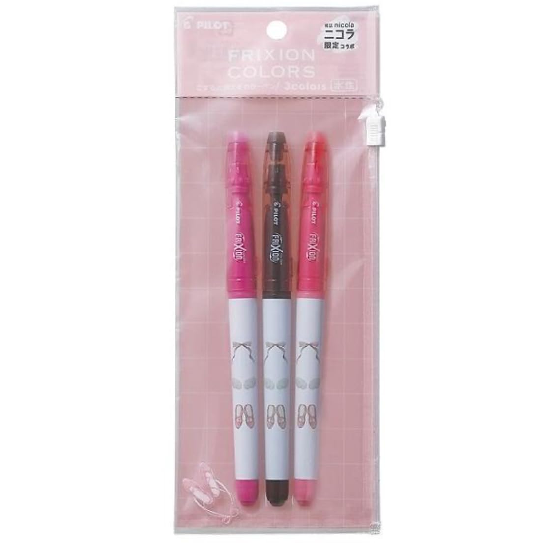 

Набор пилотных ручек Pilot Friction Colors Nicola 3 цвета (розово-коричневый)
