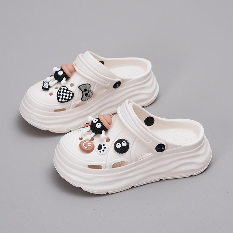 Cartoon soft bottom heightening slippers new