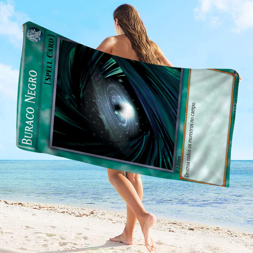 Yu-Gi-Oh MONSTER CARD Towel Microfiber Beach Towel Absorbent Quick dry Soft Yoga Swimming Resort Mountain Climbing Towel