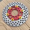 Universal 200mm motorcycle brake discs For Honda DIO AF27 AF28 AF18 ZX AF34 AF35 AF36 Floating  Rapid cooling brake pads
