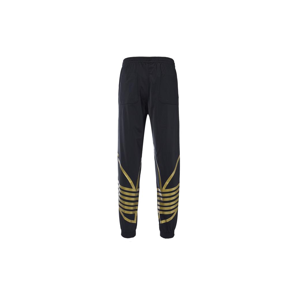 adidas Originals Metallic Track Pants 'Black/Platinum Metallic' Men's FS7325