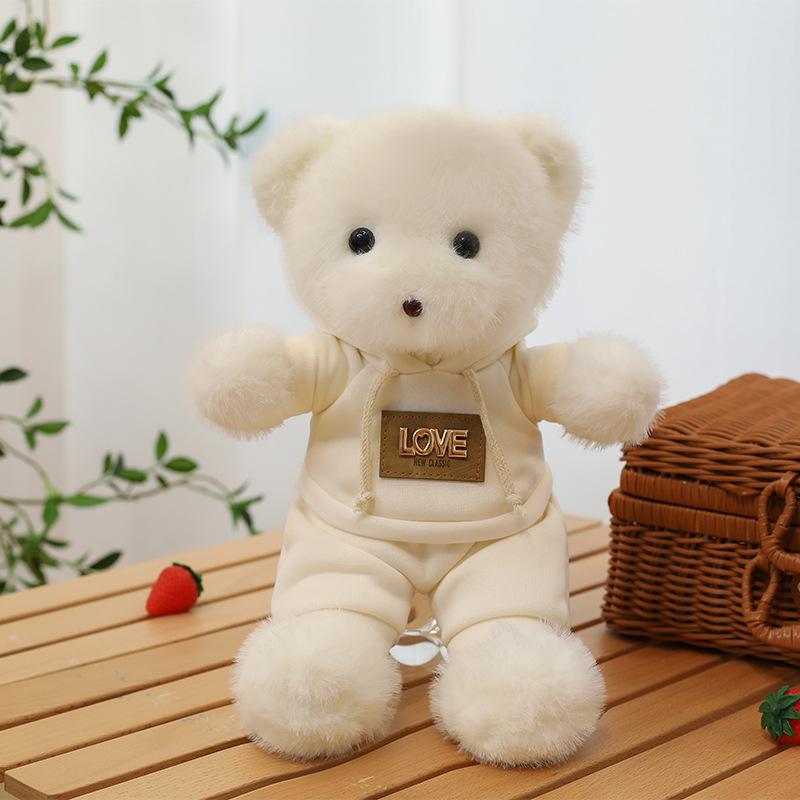 Plush Toy Teddy Bear Doll Cute Dress Bear Rabbit Rag Doll Grab Machine Activity Gift