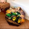1 Pezzo Ombrello Pieghevole Automatico - Fantasia Tramonto con Trattore, Design Portatile e Pieghevole con 8 Stecche, Regali di Natale e Compleanno