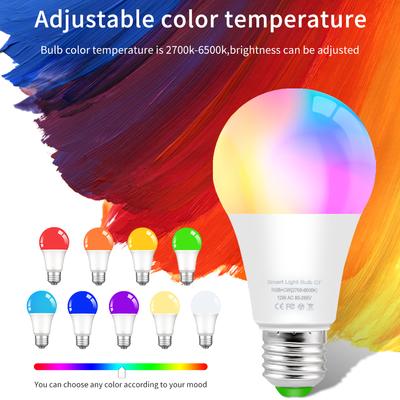 AC85-265V 12W 15W 18W E27 Smart WiFi LED Bulb Dimmable RGBCW LED Lamp Alexa Google Assitant Alice Voice Control CozyLife APP