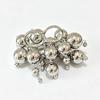 Silver/Gold Metal Balls Ring Round Ball Statement Finger Ring Punk Tassel Ring  for Women