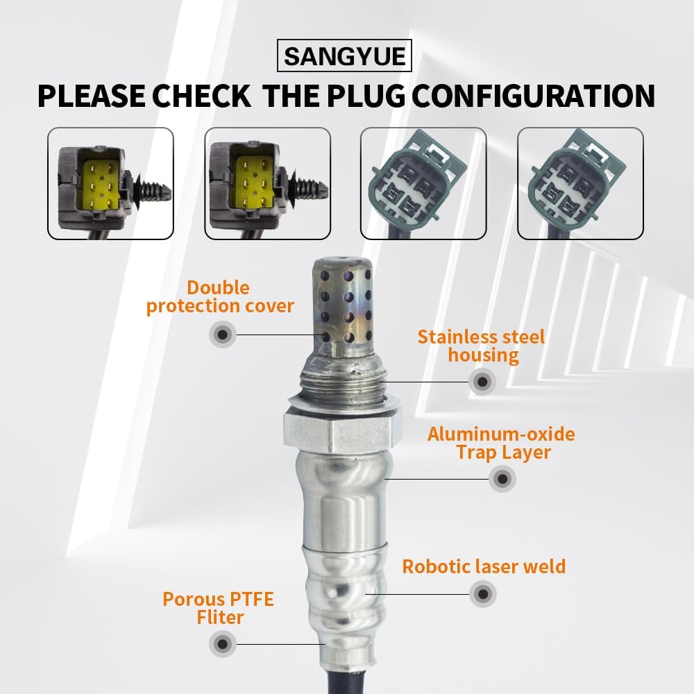 

Upstream & Downstream 4PCS Oxygen O2 Sensor for 2004 2005 2006 2007 Nissan Murano 3.5L