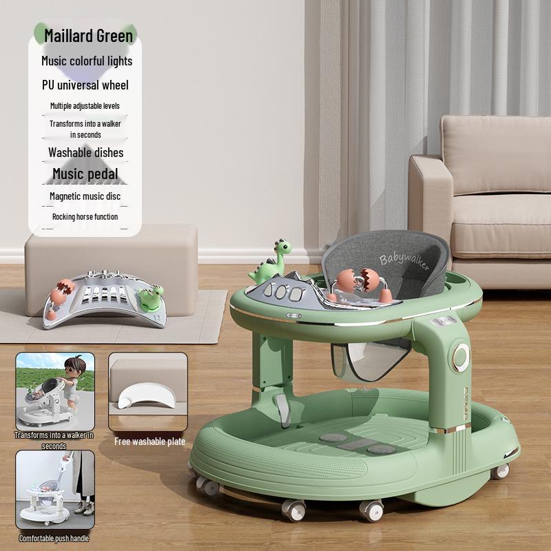 Multifunctional Baby Walker: Anti-Tip, O-Leg Prevention, Push-Assisted Learning for Boys and Girls