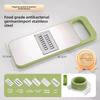 Stainless Steel Multi-Functional Vegetable Peeler 3, 5, or 6 Blades with Hand Guard Perfect for Kitchen Use