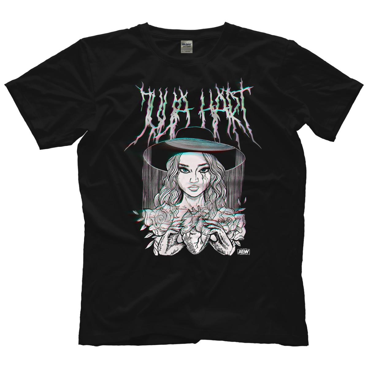 Julia Hart - Hart Break AEW Official T-Shirt S разноцветный