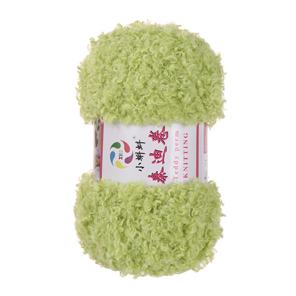 100g Weight Teddy Knitting Yarn Curly Hair Texture Acrylic Material Imitation Teddy Velvet Yarn Woven Threads Texture