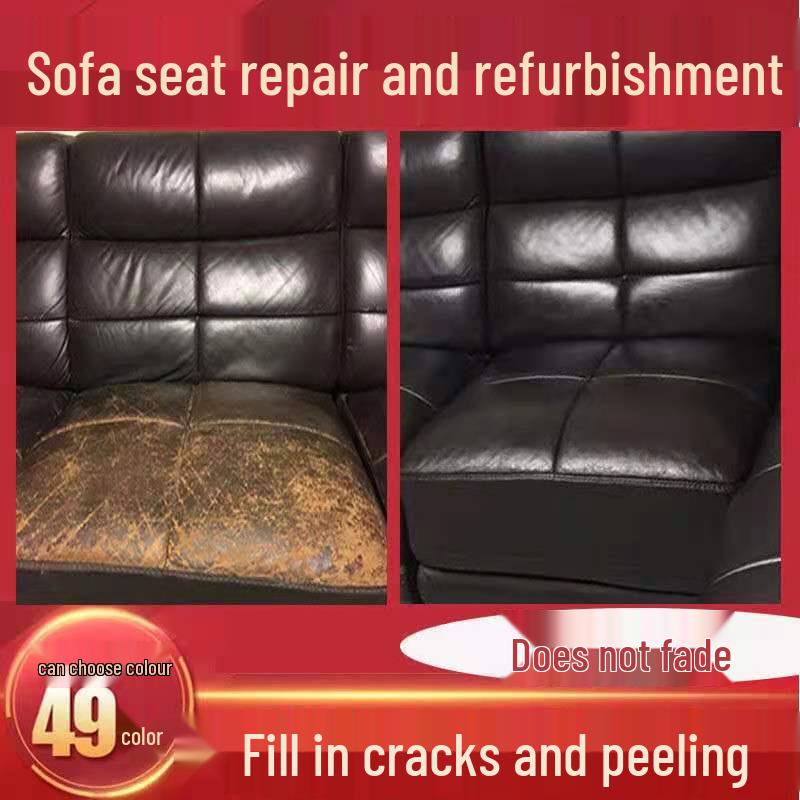 Echtes Leder Sofa & Autositz Reparaturcreme - Stellt Risse, Kratzer, Abblättern & Abnutzung wieder her