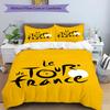 3pcs Tour de France Bedding Set Duvet Cover Closure Includes 1 Duvet Cover & 2 Pillowcases, Soft and Comfortable for All Seasons.
