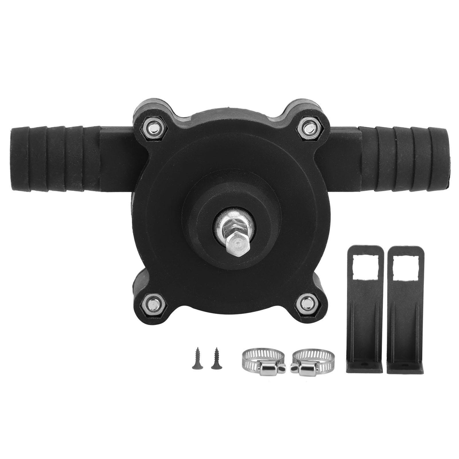 

Міні-водяний насос Самовсмоктувальні Електричні бурові насоси для перекачування нафтової рідини Садові інструменти чорний