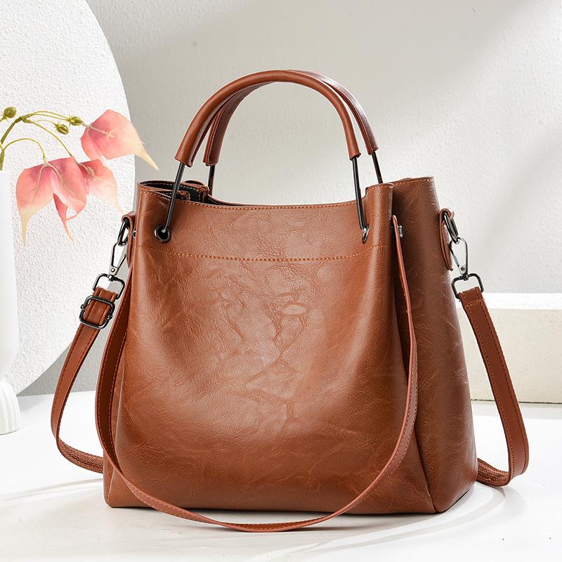 Nowa Moda Setki Premium Zmysł Multi Klips Torba Crossbody na Ramię - Damska Miękka Trwała Torba Dojazdowa o Dużej Pojemności