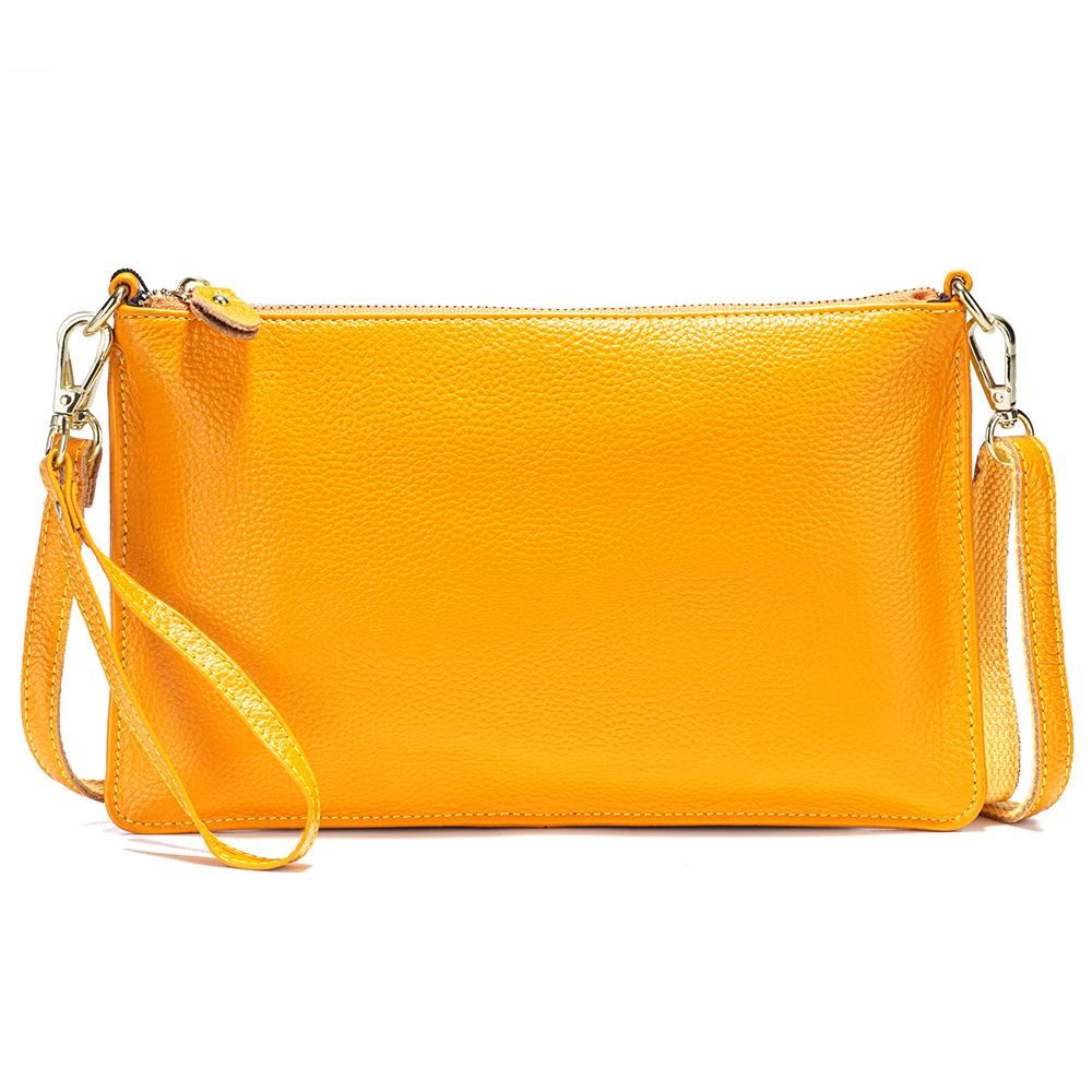 Zency Kvinner Skulderveske Myk Skinn Håndveske Clutch