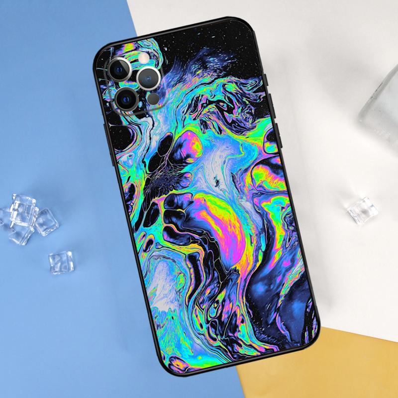Psychedelic trippy abstract art Phone Case For iPhone 16 Pro 15 Pro 11 13 14 Pro Max 12 Mini XR 16 15 Plus 16e Cover Shell