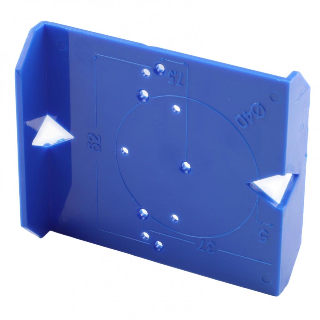 Doors Hinge Drill Guide Hole Locator 1pc 35/40mm ABS