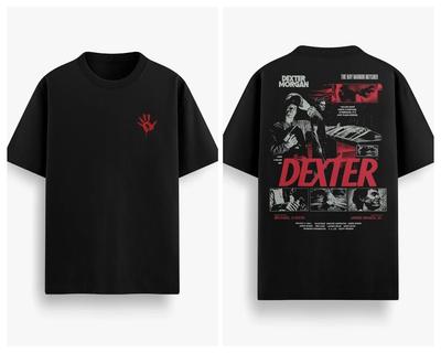 Horký výprodej TV seriál Dexter Morgan Still Print Tričko Pánské Dámské Kulatý výstřih Bavlna Ležérní Volné Vrcholy Oversized Highstreet Letní Trička