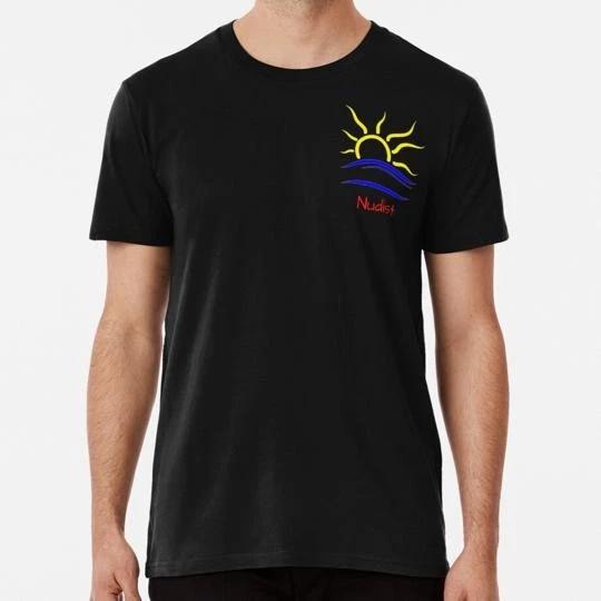 Naturist Symbol Nudist Pocket Size S to 5XL Made in the USA T-Shirt M