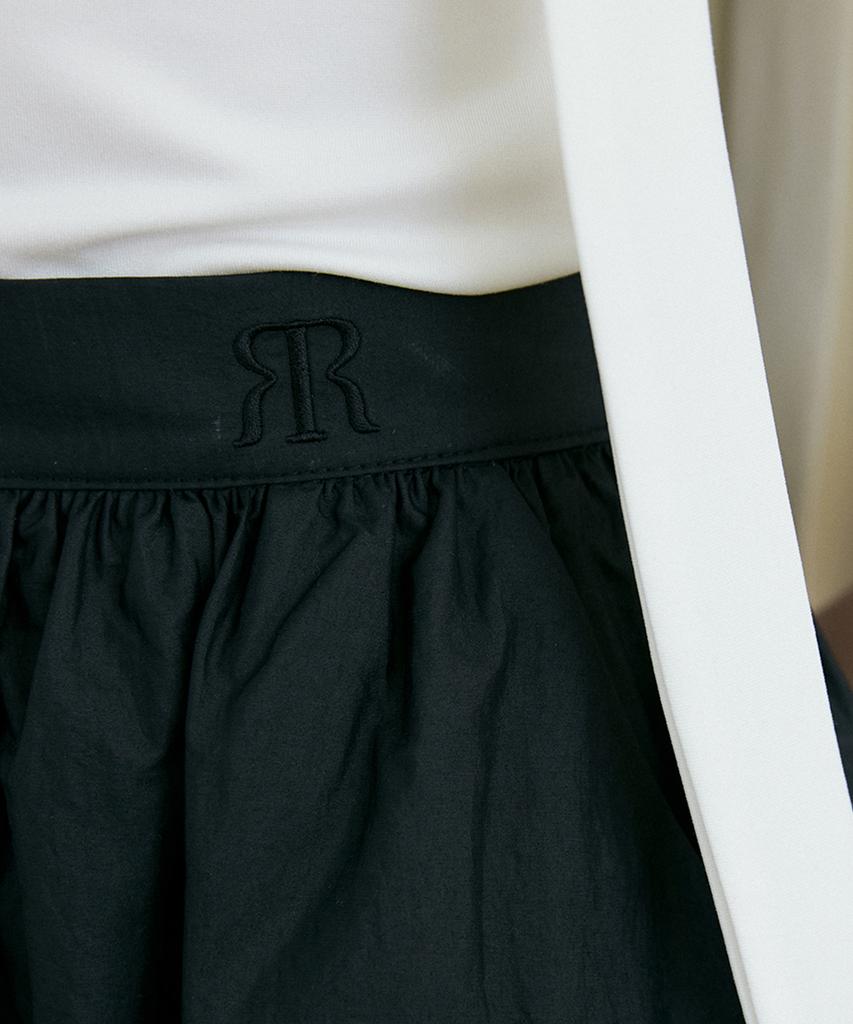 Riorg Fra Nylon Balloon Mini Skirt Black