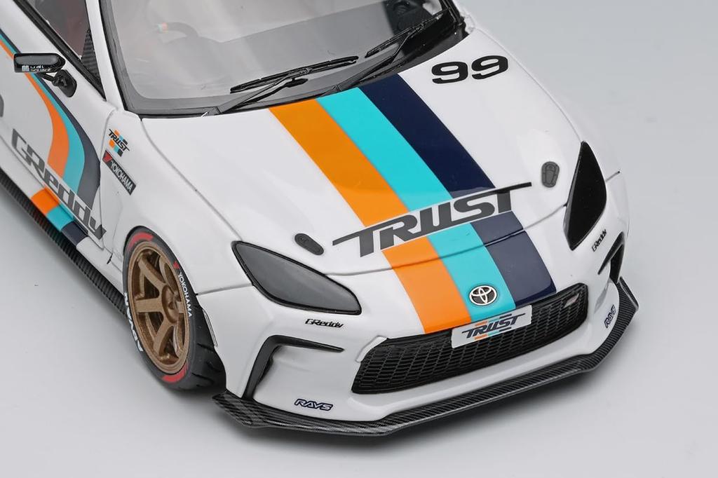 Makeup EIDOLON Trust Greddy GR86 Turbo Tokyo Auto Salon 2023 Finished Model EM664 1/43