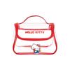 Hello Kitty Transparent Tote Bag Sweet Cute Soft Girl Convenient High-Value Waterproof Multifunctional PVC Makeup Travel Storage Bag 2868-1495