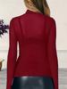 European & American Mesh See-Through Women's Versatile T-Shirt (2023)