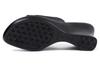 Mule Sandals Made In Japan Office Signature Wedge Sole Black Size M [Akiriko] Approx. 7.5cm