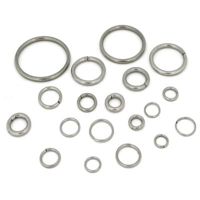 20-200 Stück Edelstahl offene Biegeringe einzelne Schlaufen Sprengring Verbinder für Armband Schmuckherstellung Zubehör DIY Zubehör