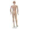 Child Mannequin - vidaXL - 140 Cm - Full Body - Glass Base - Beige