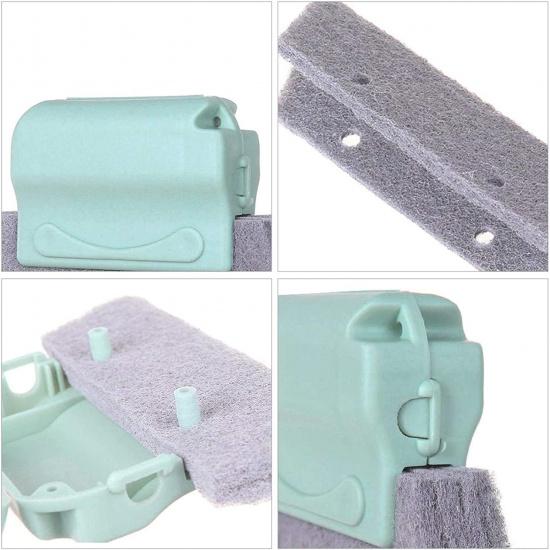Magic Window Track Cleaner,Window Slot Cleaning Brush Tool Set