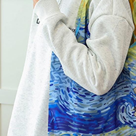 Shopping Bag Reusable Foldable Polyester Tote with Reinforced Stitching Compact Storage Bag for Fruits Vegetables