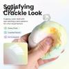 Soft Squeeze Toy Wax Cracking Ball Toy, Crispy Chocolate Stress Relief Portable Slow Rising Fidget with Crackable Texture, Party Favors Anxiety