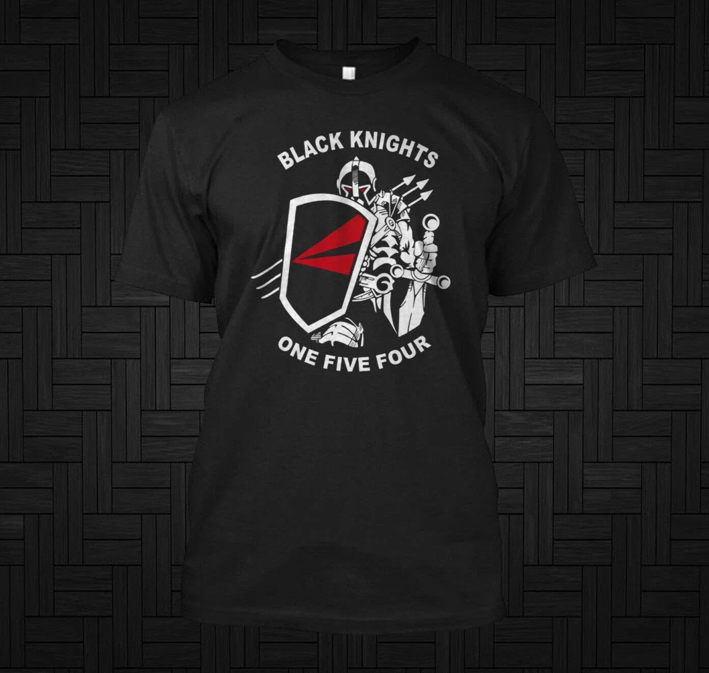 Naval Fighting Squadron Black Knights VFA-154 - T-Shirt Summer Cotton O-neck Short Sleeve Tee 4XL