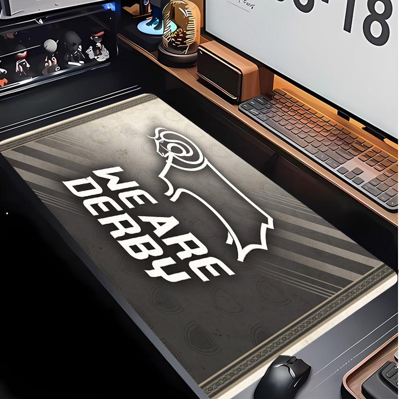 Derby County Football Pattern Mouse Pad Non?Slip Rubber Base Gaming Mousepad For Desk Office Home
