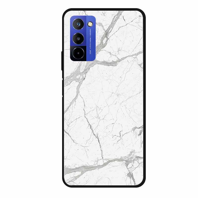 Für Wiko 10 Hülle Marmor 6,75" TPU Weiches Silikon Rückseite Handyhülle für Wiko 10 Wiko10 Coque Cartoon Antischock Stoßfest Funda